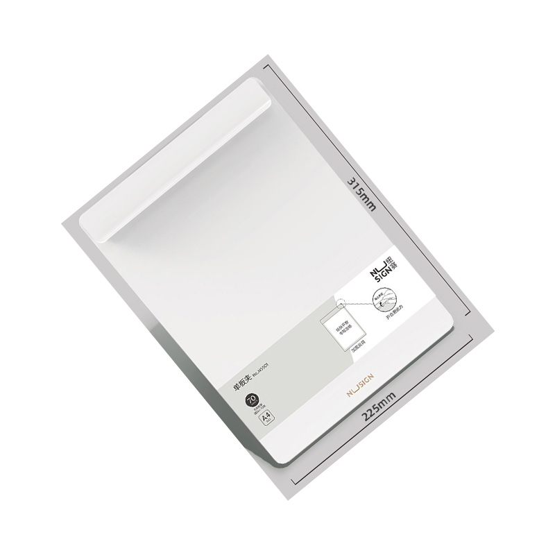 得力 deli NS501 纽赛A4板夹 瓷白色 计价单位:个 得力 deli NS501 纽赛A4板夹 瓷白色 计价单位:个