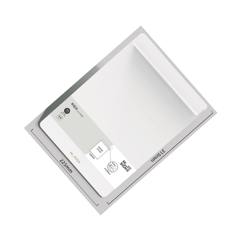 得力 deli NS501 纽赛A4板夹 瓷白色 计价单位:个 得力 deli NS501 纽赛A4板夹 瓷白色 计价单位:个