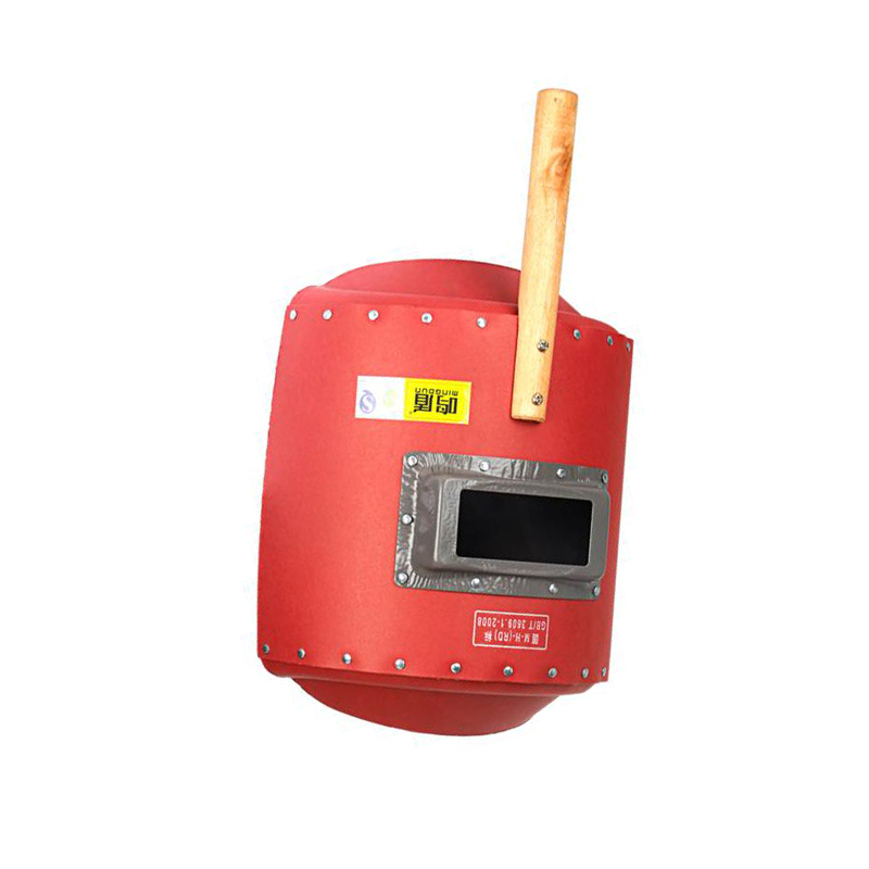鸣盾  25*30cm 手持电焊面罩 红色 加厚 计价单位:个
