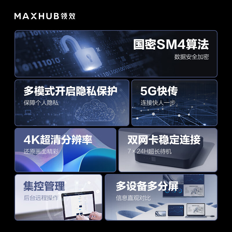 MAXHUB  WB03+WT15 无线投屏器 传屏盒子+传屏器 计价单位:套