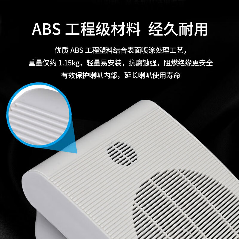 得胜 TAKSTAR MG-620W 壁挂音箱 学校教室商场等室内挂墙音响 白色 计价单位:只