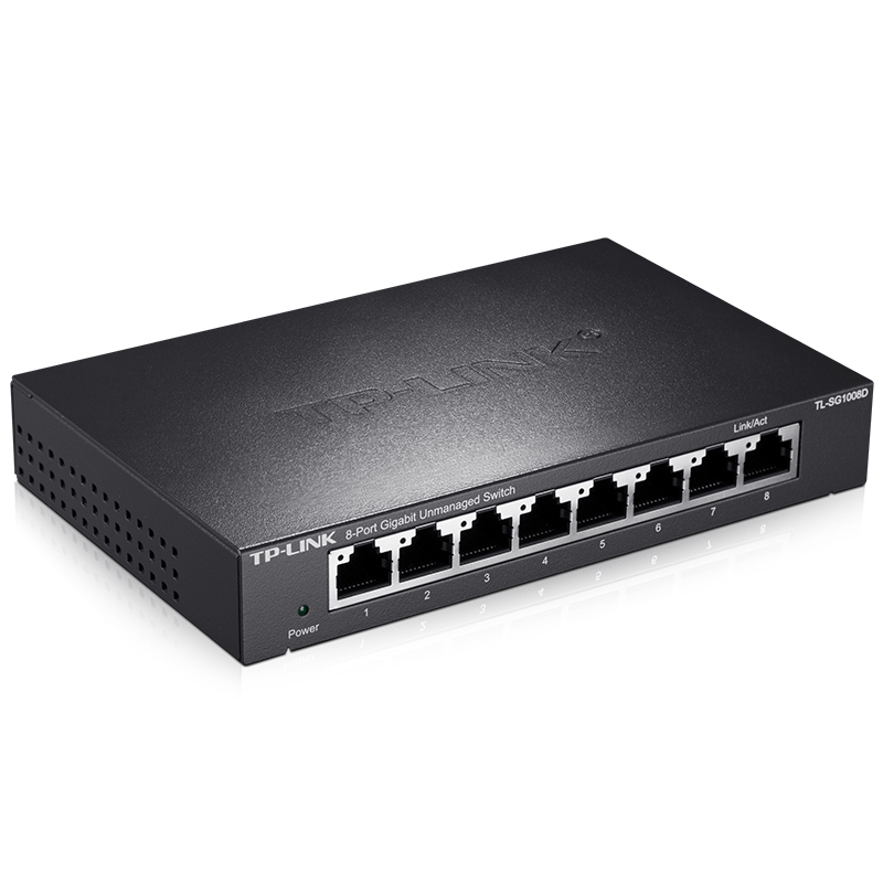 普联 TP-LINK TL-SG1008D 网络交换机8口千兆  计价单位:台