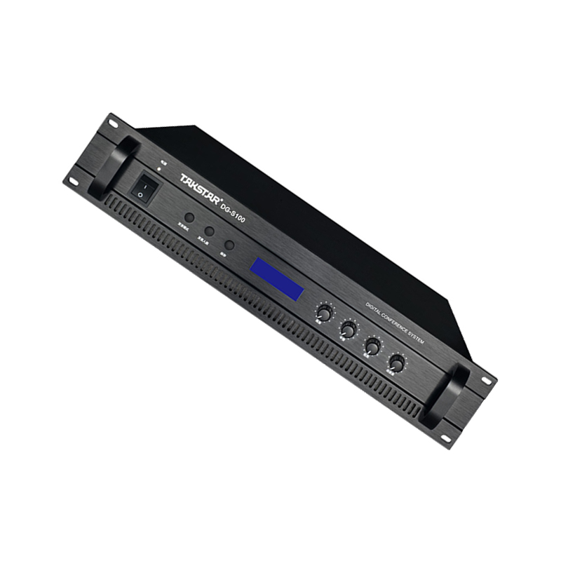 得胜 TAKSTAR DG-S100 主机 手拉手会议系统 控制代表单元 黑色 355*485*100mm 计价单位:台