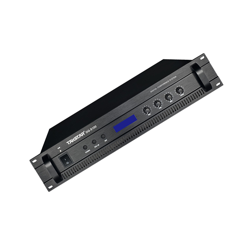 得胜 TAKSTAR DG-S100 主机 手拉手会议系统 控制代表单元 黑色 355*485*100mm 计价单位:台