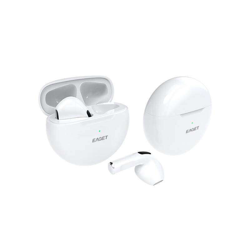 忆捷 EAGET BE50  耳机 超长续航 HIFI音质 便携式迷你 白色 计价单位:个