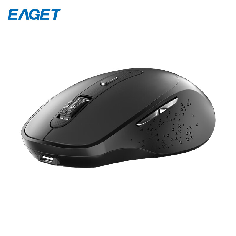 忆捷 EAGET YS20 无线蓝牙鼠标 TYPE-C快速充电 黑色 计价单位:个