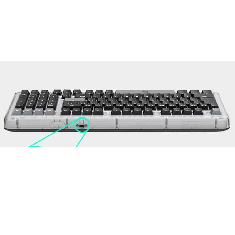 罗技 G ALTO KEYS K98M AI客制化无线机械键盘 琥珀系列 热插拔大理石轴 黑色 计价单位:个