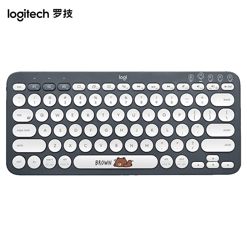 罗技 G K380 无线蓝牙键盘 布朗熊 计价单位:个
