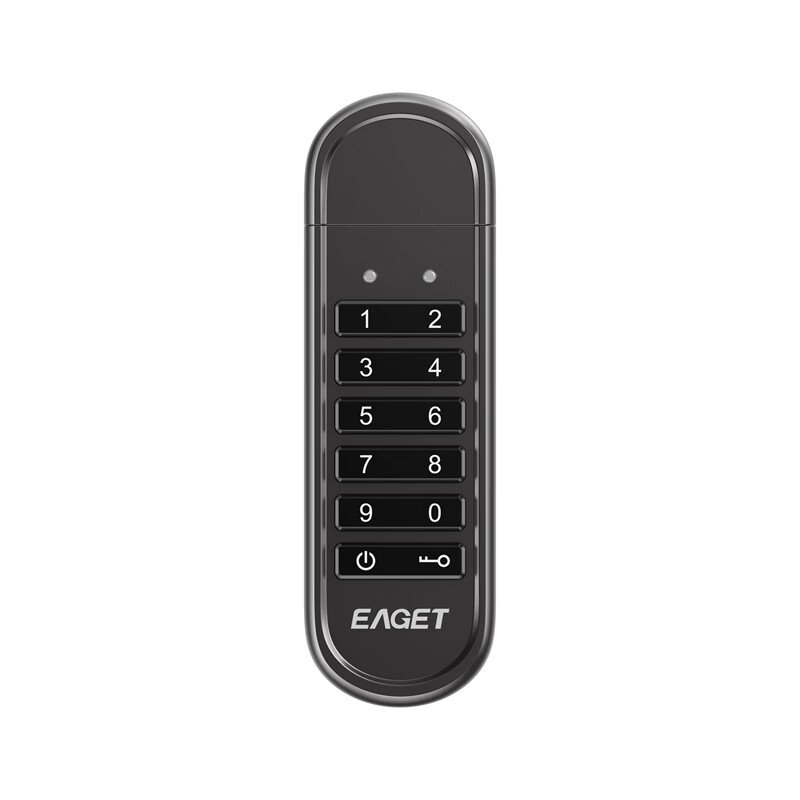 忆捷 EAGET KU20 按键加密U盘 128G USB3.1 锖色 计价单位:个