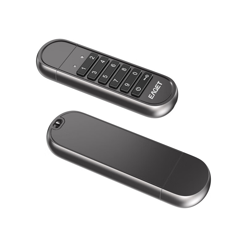 忆捷 EAGET KU20 按键加密U盘 256G USB3.1 锖色 计价单位:个