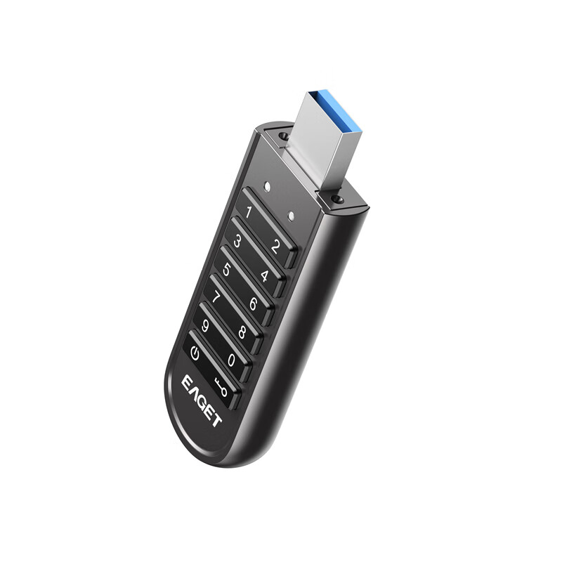 忆捷 EAGET KU20 按键加密U盘 256G USB3.1 锖色 计价单位:个