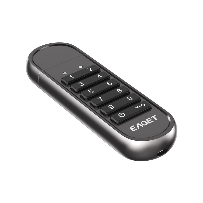 忆捷 EAGET KU20 按键加密U盘 128G USB3.1 锖色 计价单位:个