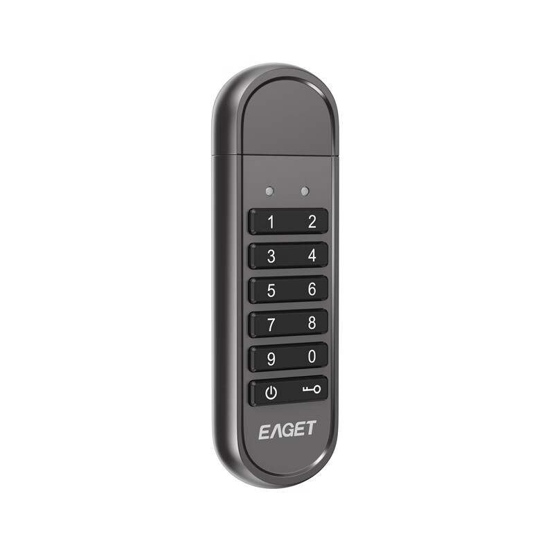 忆捷 EAGET KU20 按键加密U盘 128G USB3.1 锖色 计价单位:个