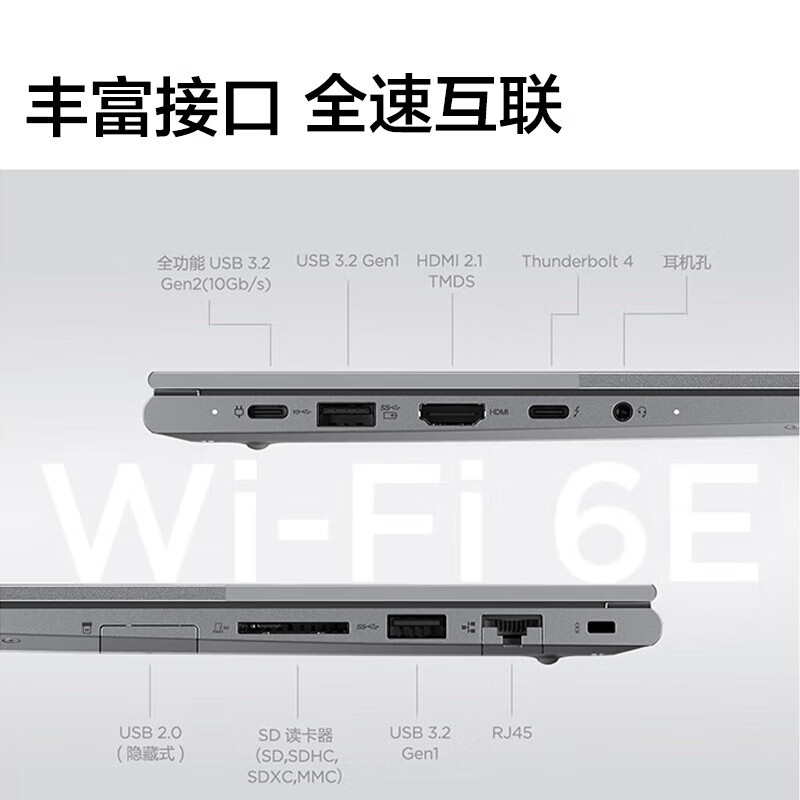 Thinkpad  16+  英特尔Evo 16英寸标压便携轻薄办公本 13代i5-13500H 32G 1TB 2.5K 计价单位:台