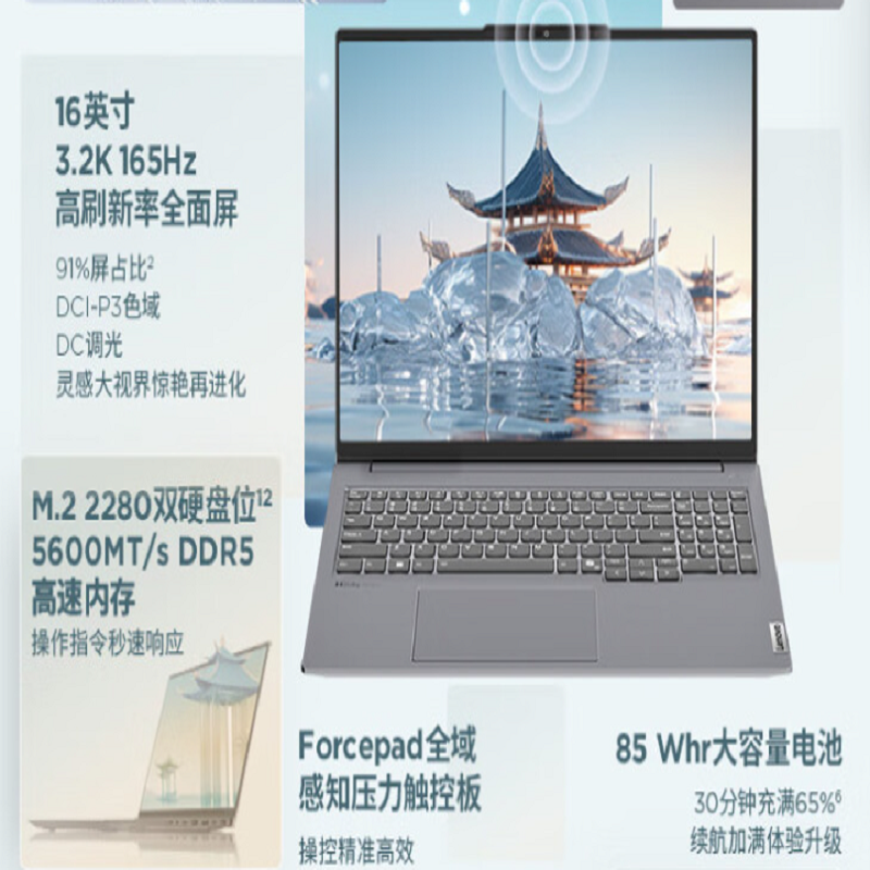 Thinkpad  16+ 2024 AI全能本 英特尔酷睿Ultra9 185H 16英寸 32G 1T 3.2K RTX4060 计价单位:台