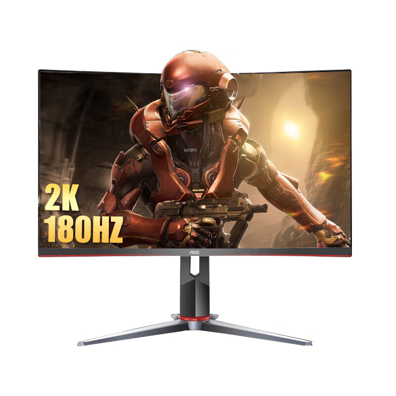 AOC  CQ32G4E 显示器 31.5英寸2K 180Hz曲面 计价单位:台
