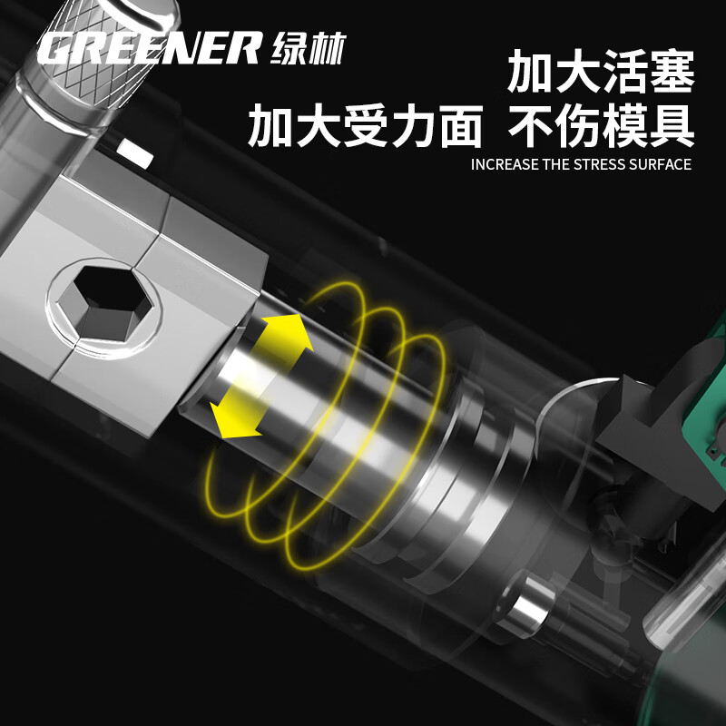 绿林 GREENER 033181-DJ 手动液压压线钳 10-120平方毫米  计价单位:把