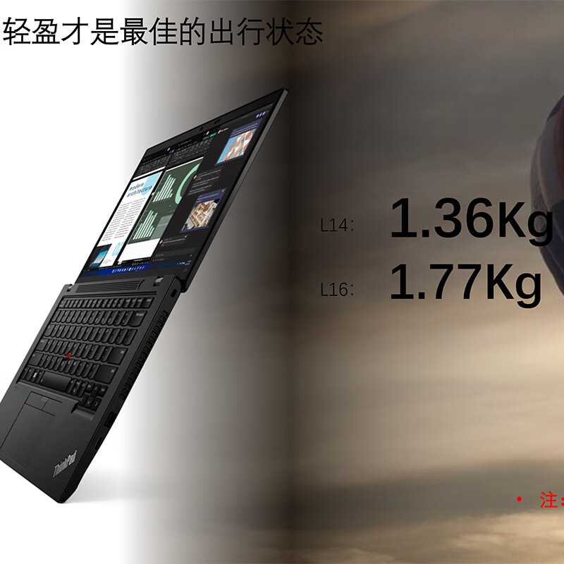 Thinkpad  L16 Gen1 intel 笔记本 21L4A002CD ULT7 155U/16Gx1/512G/UMA/1920*1080 IPS雾面/HD摄像头/Win11/46.5Wh/65W快充/1 年上门/尊享服务/AX211 计价单位:台
