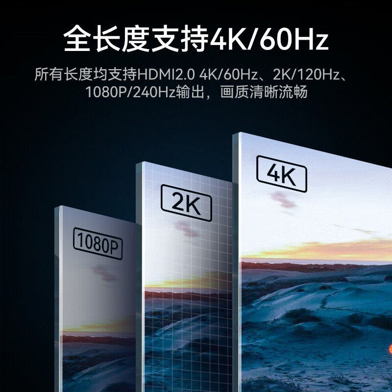 胜为  AHH5050G-JD  HDMI线 2.0版 50米 光纤 计价单位:根