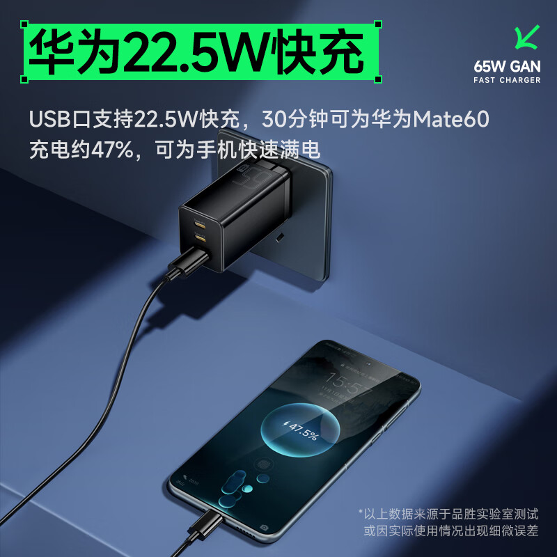 品胜  FYD-00-18-DJ 多口插头快充充电头   65W 计价单位:个