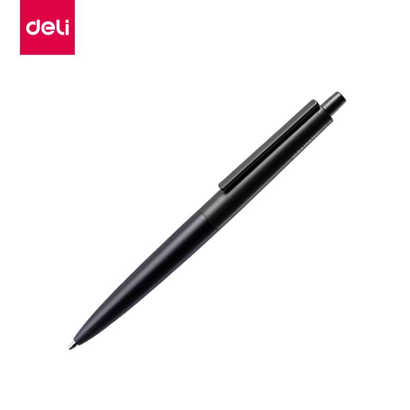 得力 deli A9-10 中性笔 1.0mm 玄墨色 计价单位:盒