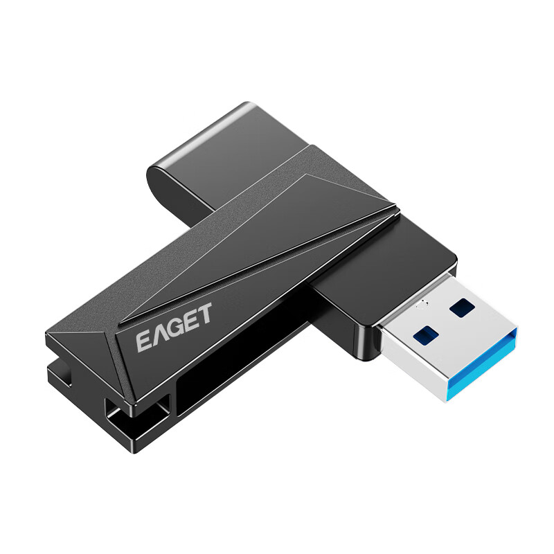 忆捷 EAGET F68-128G 高速全金属360度旋转优盘128GB USB3.2 U盘 计价单位:个
