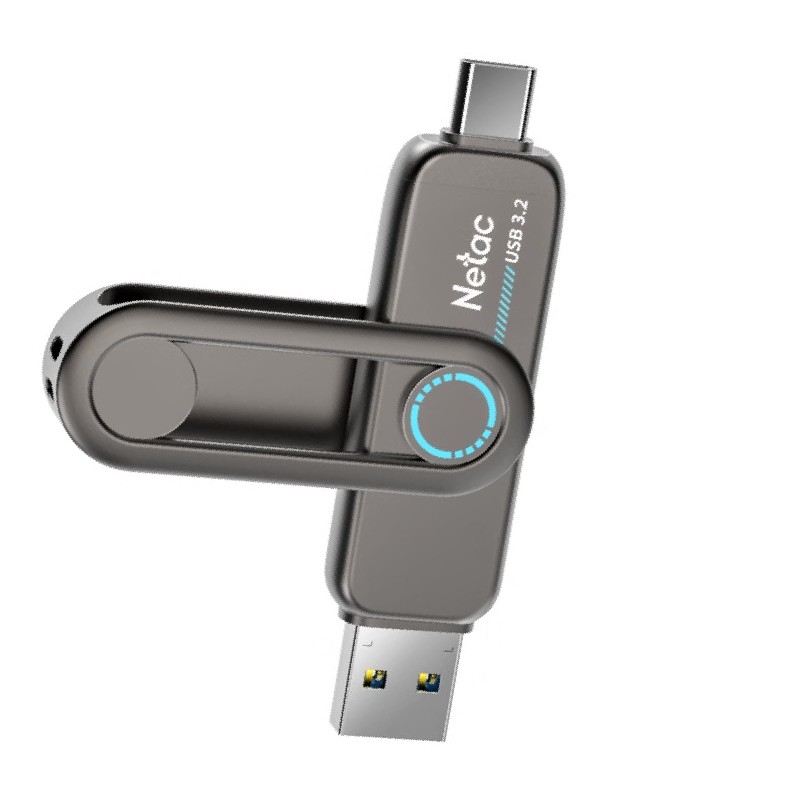 朗科 Netac US7-1T 固态U盘 US7 1T USB3.2+TYPE-C 读速550M/S 深灰色 计价单位:个 朗科 Netac US7-1T 固态U盘 US7 1T USB3.2+TYPE-C 读速550M/S 深灰色 计价单位:个