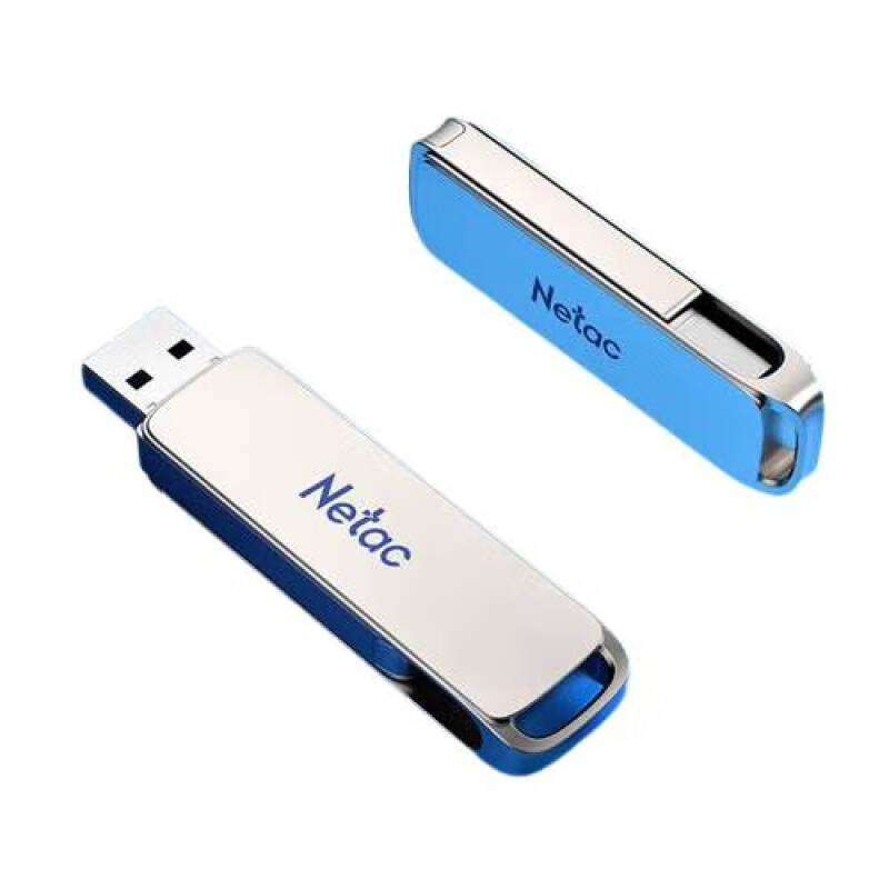 朗科 Netac UA33-32G U盘 UA33 32GB 行业高速旋转150M/S USB3.2 银色 计价单位:个