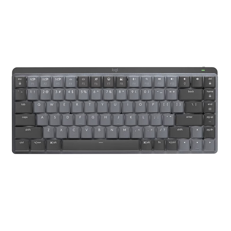 罗技 LOGITECH MX Mini 紧凑型机械键盘 (石墨色红轴) 计价单位:个