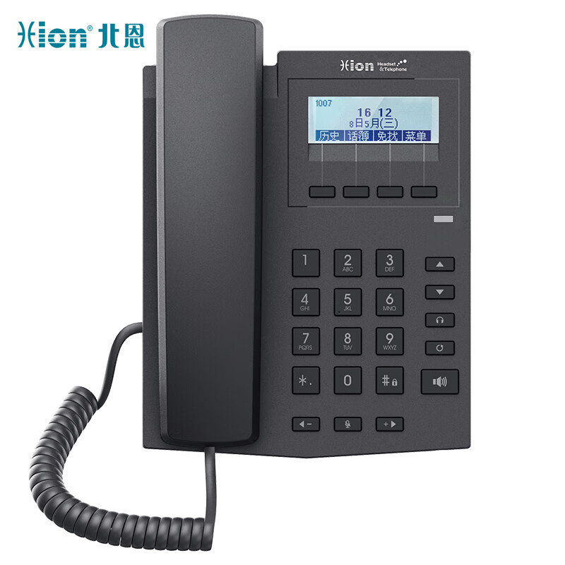 北恩 HION S900+FOR900 电话机 IP型电话机+ 主动降噪单耳耳机 计价单位:套