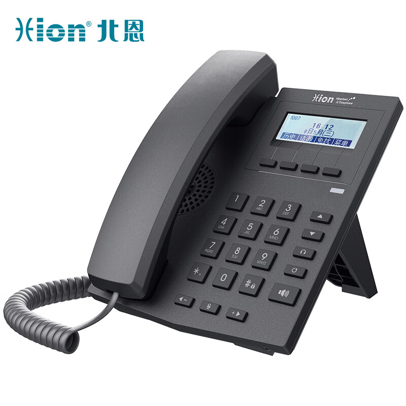 北恩 HION S900+FOR900 电话机 IP型电话机+ 主动降噪单耳耳机 计价单位:套