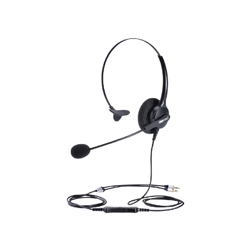 北恩 HION FOR680+B5 头戴式单耳话务耳机/降噪电话耳麦/呼叫中心话务员耳机/客服电脑耳麦-电脑双插头 计价单位:副