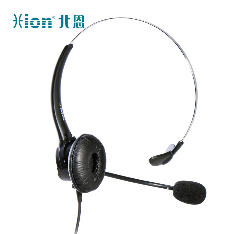 北恩 HION FOR600+B7 头戴式单耳话务员耳机/耳麦/呼叫中心客服/坐席电销耳麦-USB接口+音量调节+闭音 B7 计价单位:副