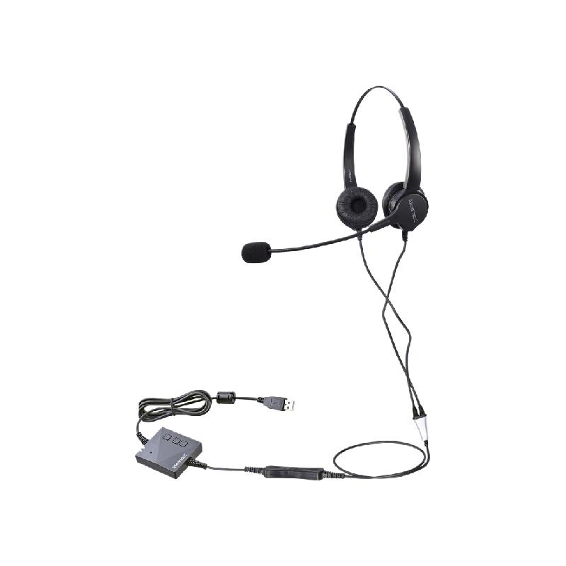 北恩 HION FOR630D+B9 呼叫中心话务耳机 适用于话务员/客服/呼叫中心 USB接口+主动降噪/音量调节/静音 计价单位:副
