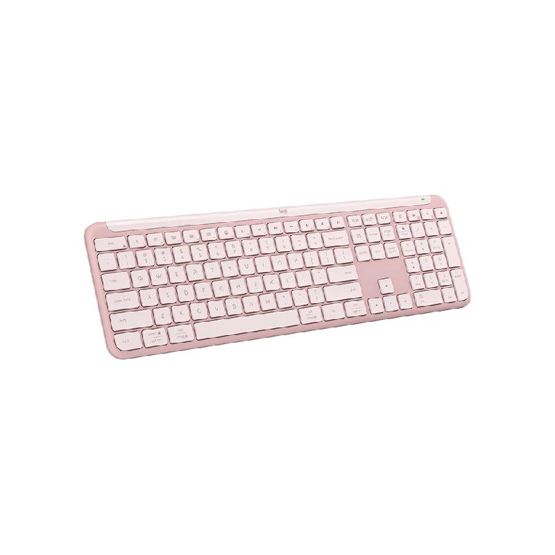 罗技 LOGITECH K855  无线机械键盘TTC红轴  茱萸粉 计价单位:个