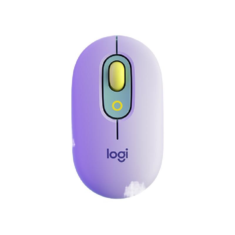 罗技 LOGITECH POP MOUSE 无线蓝牙鼠标 梦幻紫 计价单位:个
