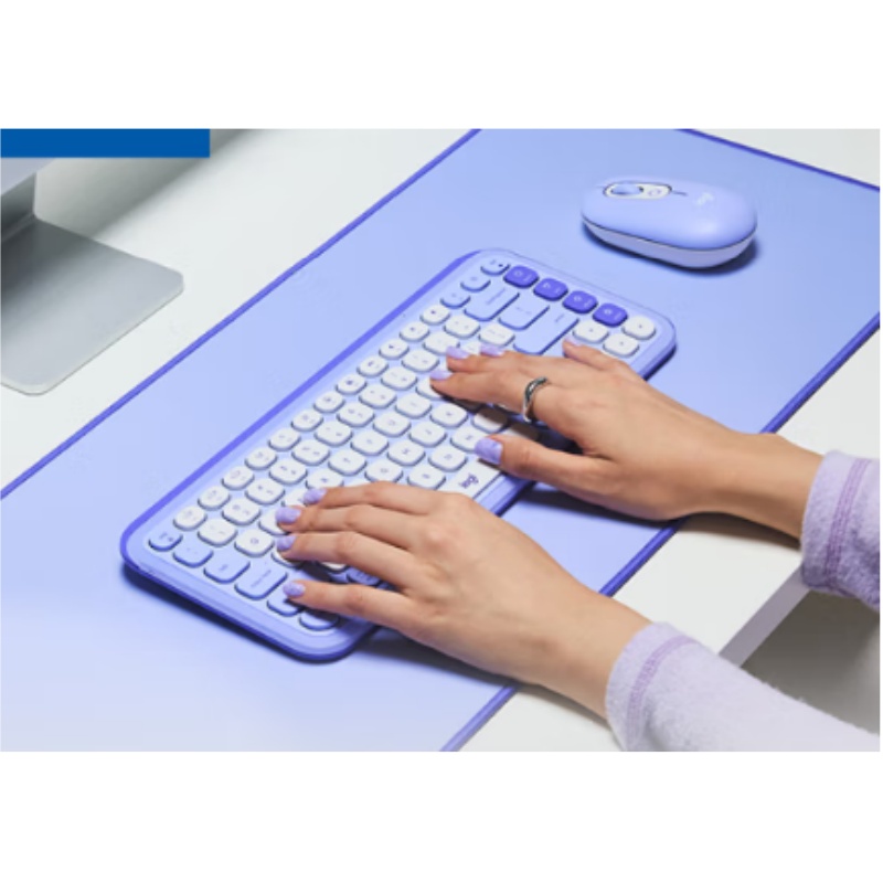 罗技 LOGITECH POP ICON COMBO 无线蓝牙键鼠套装 紫色  计价单位:套