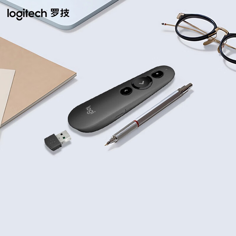 罗技 LOGITECH R500S 无线演示控制器 黑色 计价单位:个