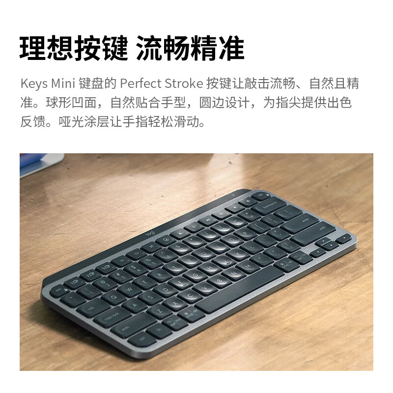 罗技 LOGITECH MX Keys Mini COMBO 无线键鼠套装 商用版  计价单位:套
