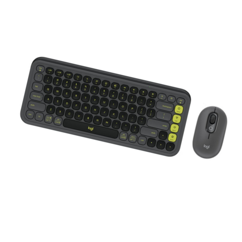 罗技 LOGITECH POP ICON COMBO 无线键鼠套装 黑色 计价单位:套