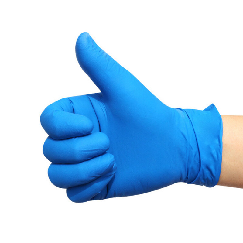 谋福  615 一次性丁腈手套100只（中号） 计价单位:盒