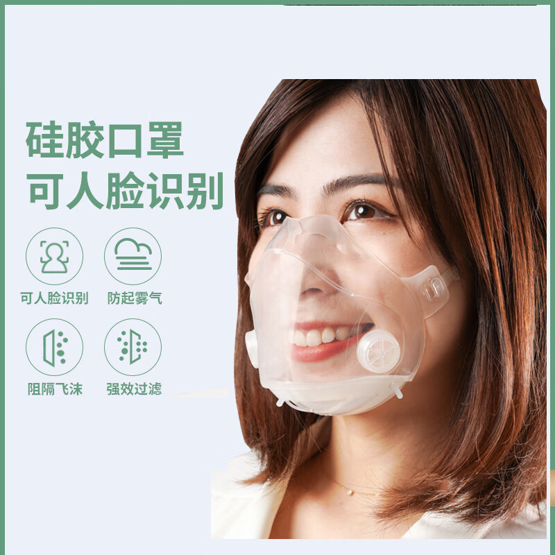 谋福  T7 防尘透明口罩 计价单位:个