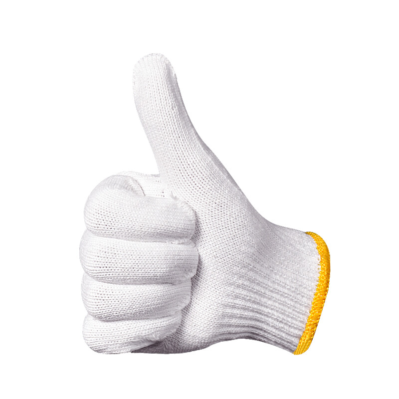 谋福 8033 棉纱手套 防护手套耐磨 特防认证 600g经典款 10付 计价单位:打 谋福 8033 棉纱手套 防护手套耐磨 特防认证 600g经典款 10付 计价单位:打