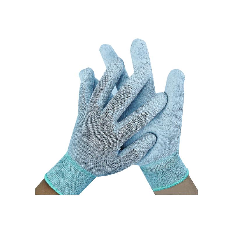 谋福  6319 碳纤维涂掌手套 浸胶防静电 涂掌中码(10双独立包装) 计价单位:打