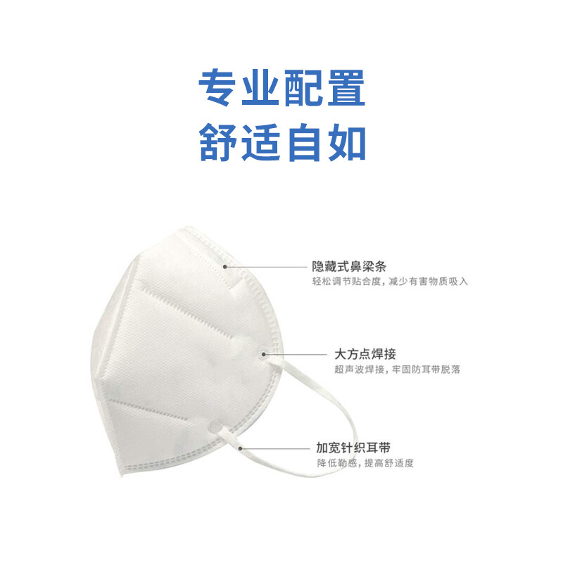 谋福  71 kn95一次性防护面罩 10个 计价单位:盒