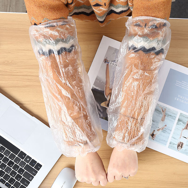 谋福 605Y 一次性袖套 100只装 透明色 计价单位:包 谋福 605Y 一次性袖套 100只装 透明色 计价单位:包