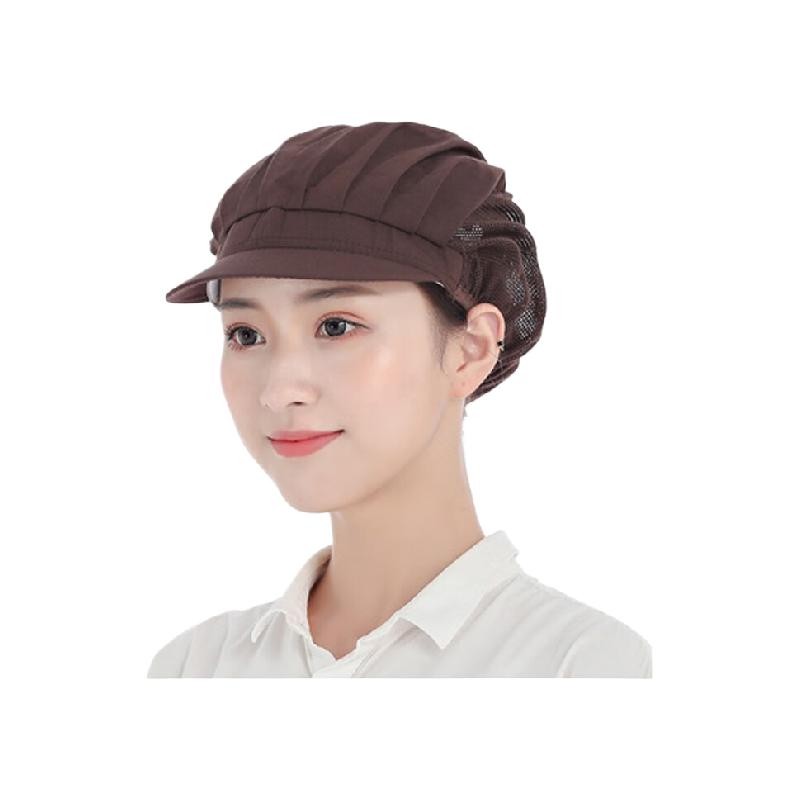 谋福  235 工作帽子 半网 咖啡 计价单位:个