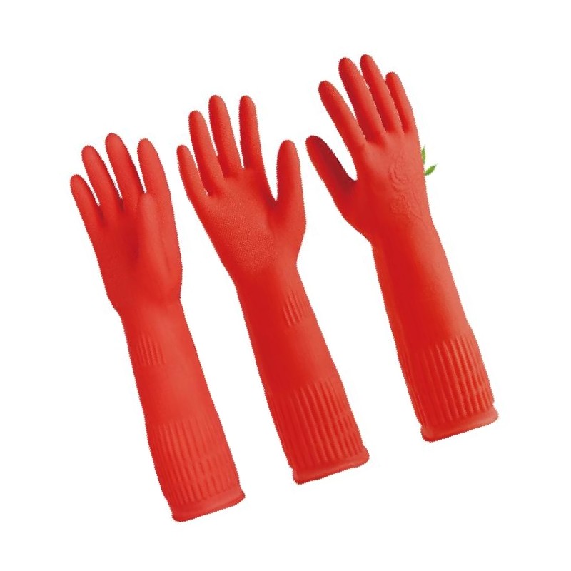 谋福  268 乳胶手套（ 红色 L码） 计价单位:副