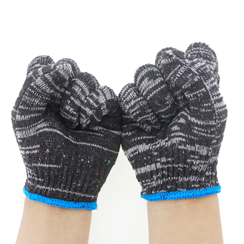 谋福  CNMF222 棉线手套 350g黑白棉 12双装 计价单位:组