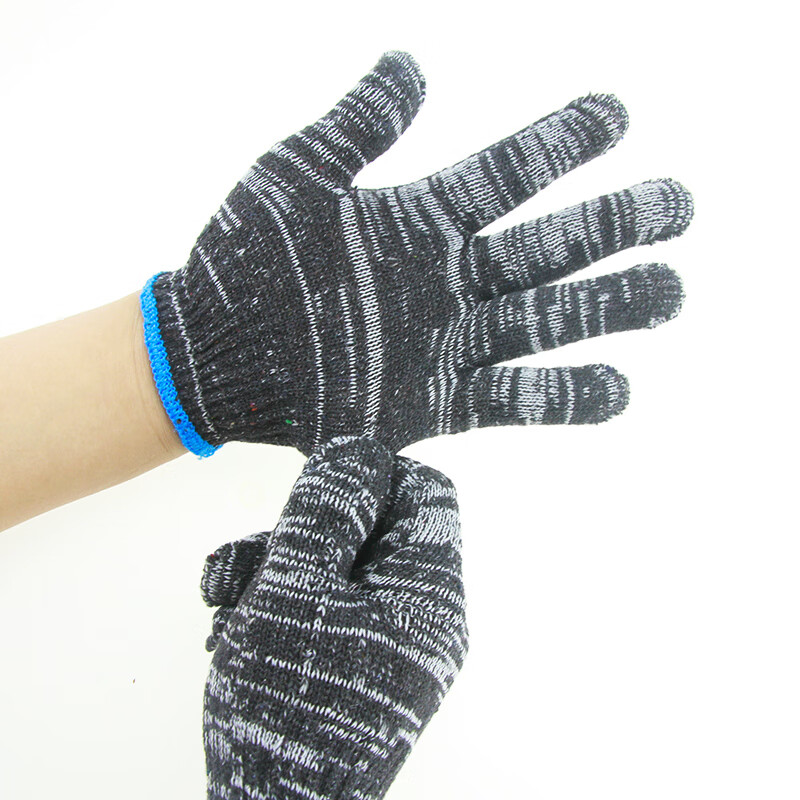 谋福  CNMF222 棉线手套 350g黑白棉 12双装 计价单位:组